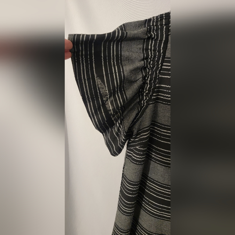Moon River Black and White Striped Dress Size M - Picture 3 of 7